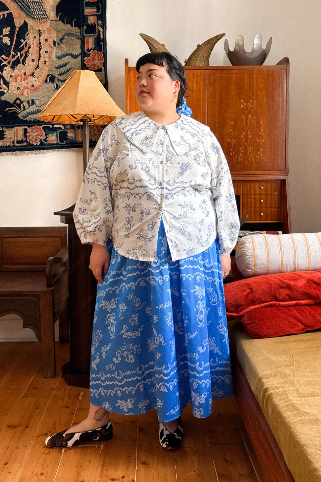 GIA SKIRT - TOILE DE JOUY - Hercitys