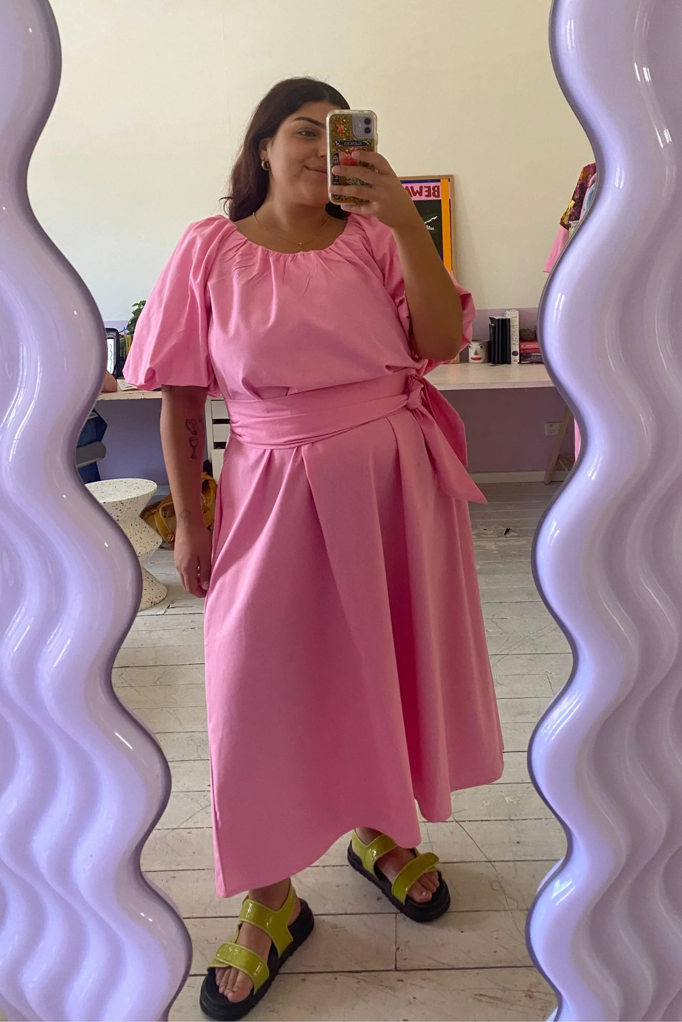 PETRINA DRESS - PEONY - Hercitys