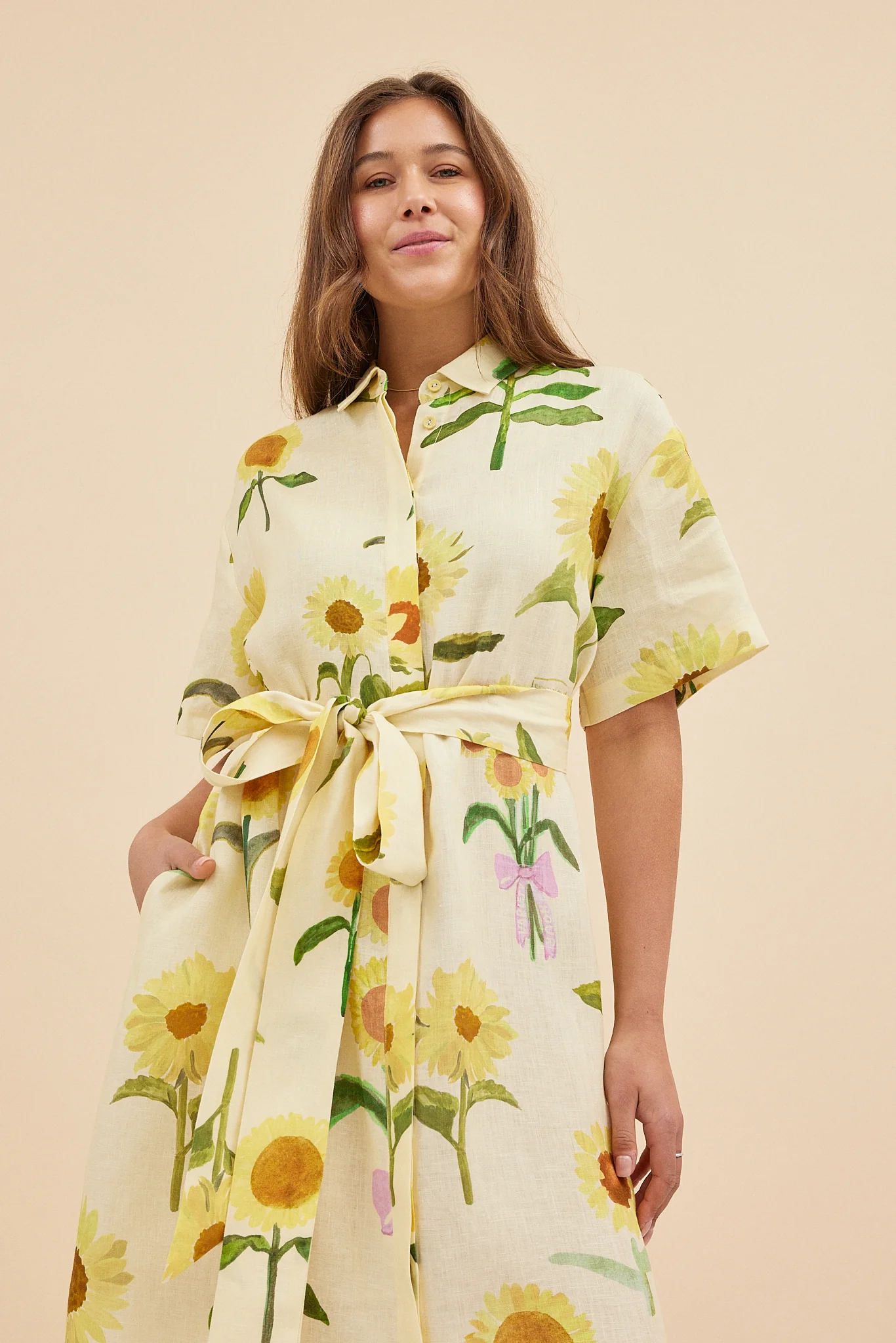 ALFRESCO DRESS - SUNFLOWER - Hercitys