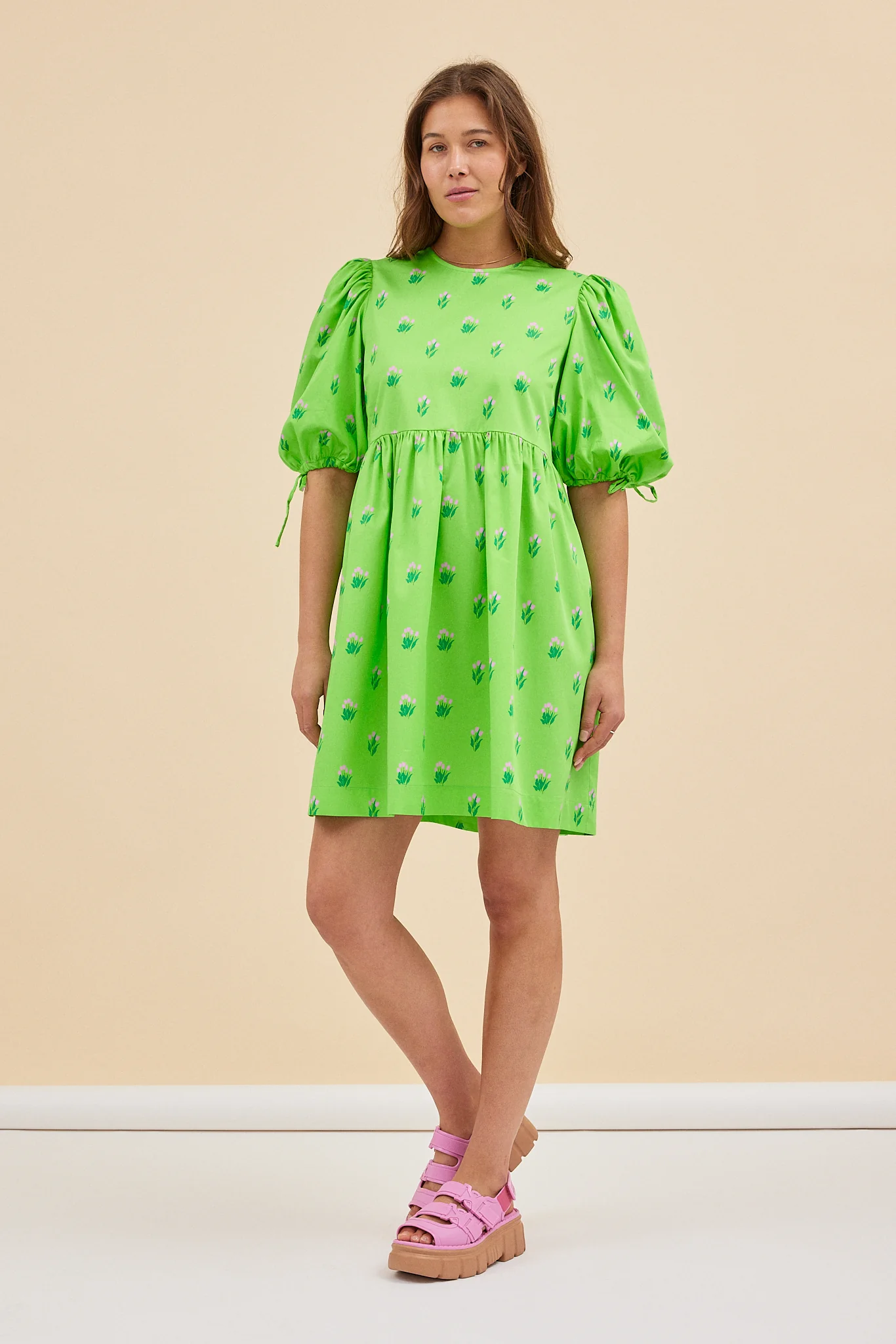 ROSSO DRESS - KERMIT TULIP - Hercitys