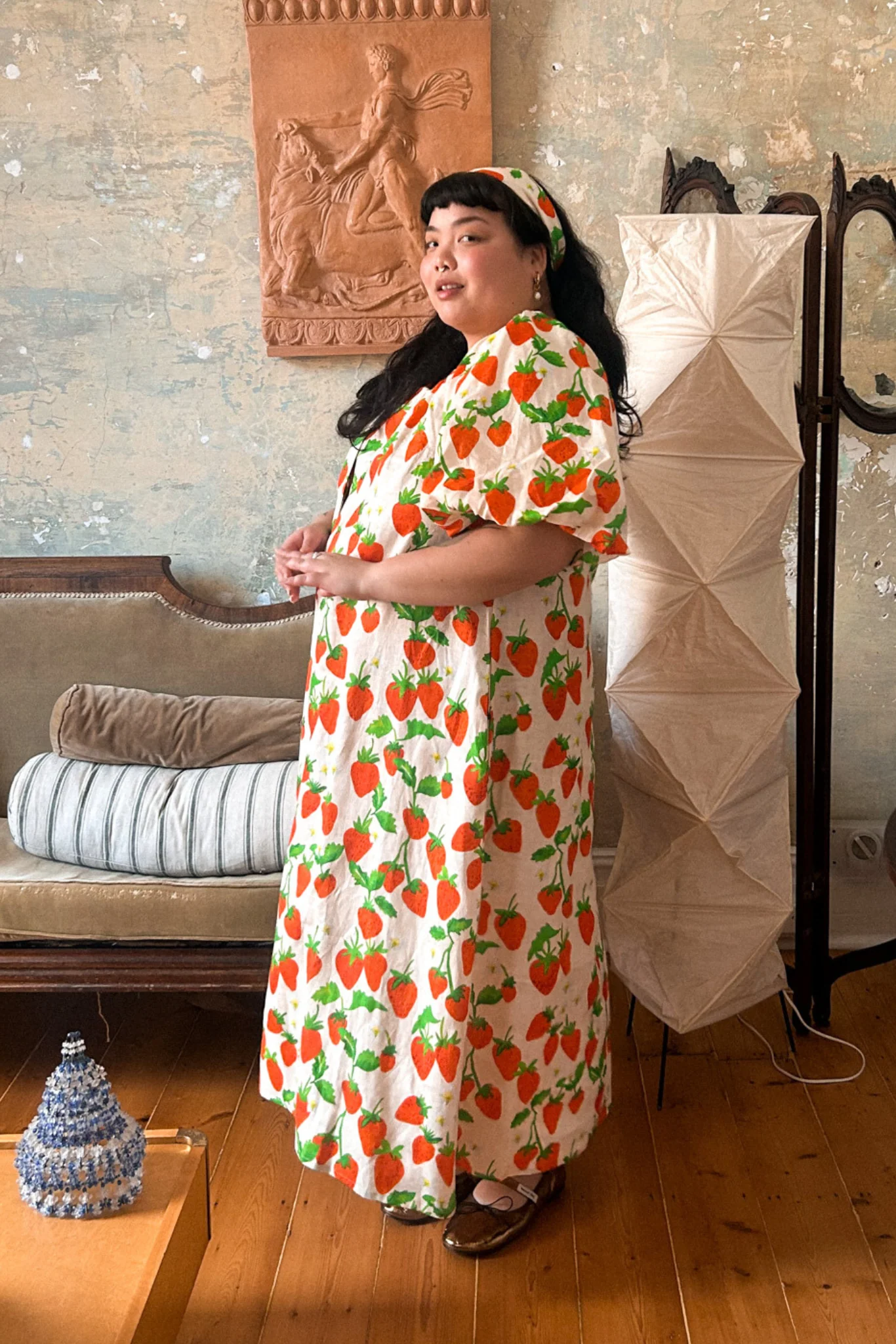 PETRINA DRESS - STRAWBERRY - Hercitys