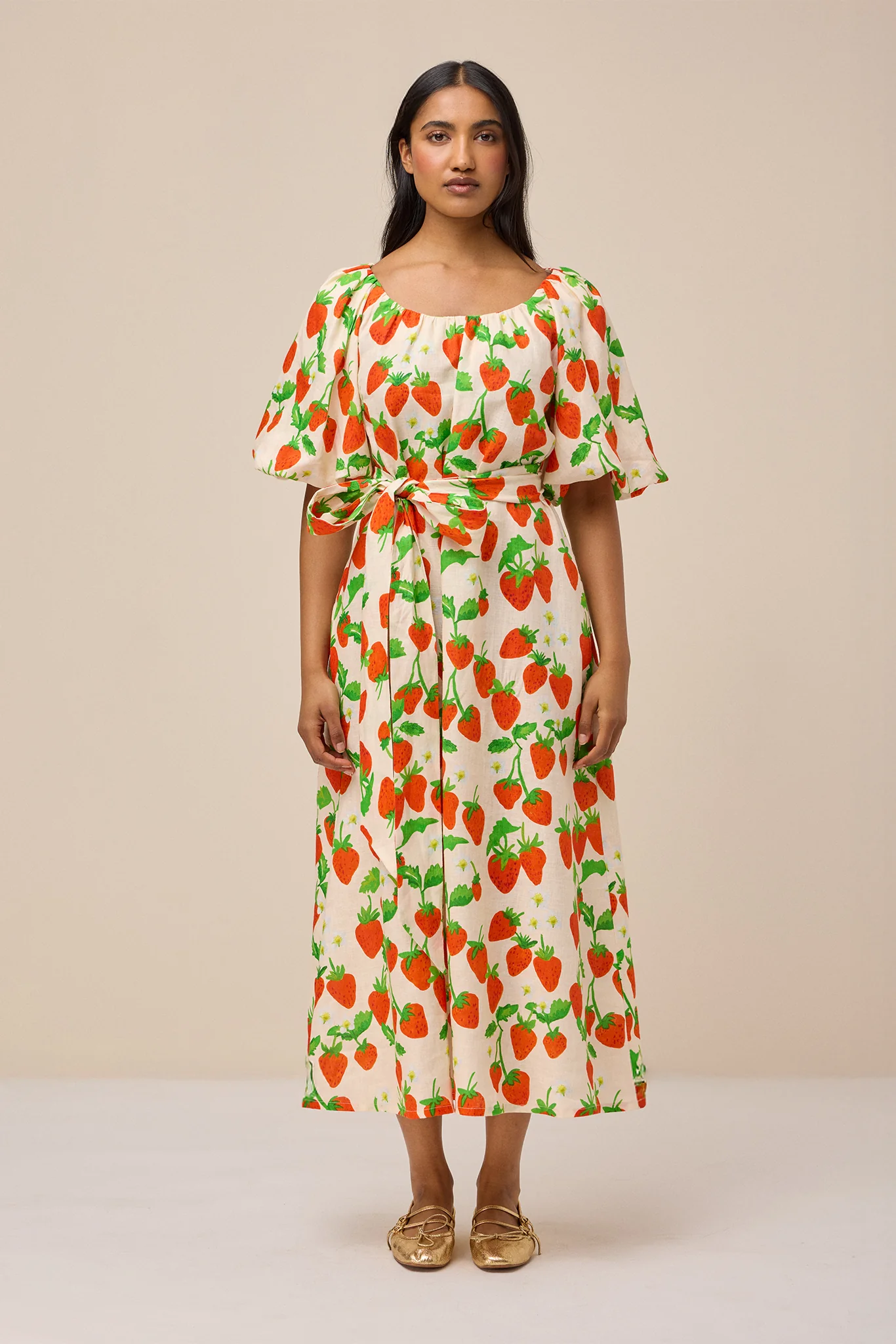 PETRINA DRESS - STRAWBERRY - Hercitys