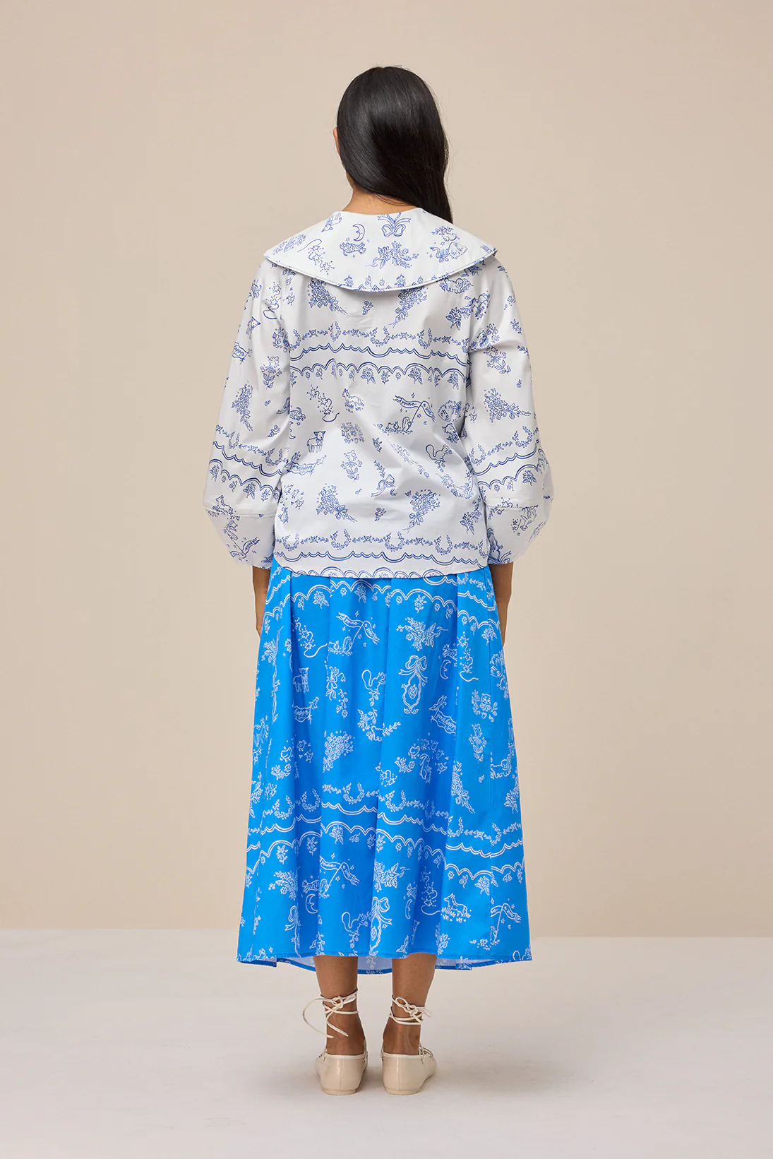 GIA SKIRT - TOILE DE JOUY - Hercitys