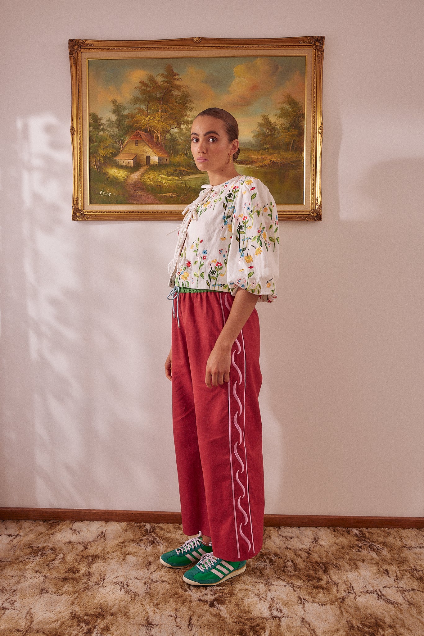 COLUMN PANT - TERRACOTTA - Hercitys