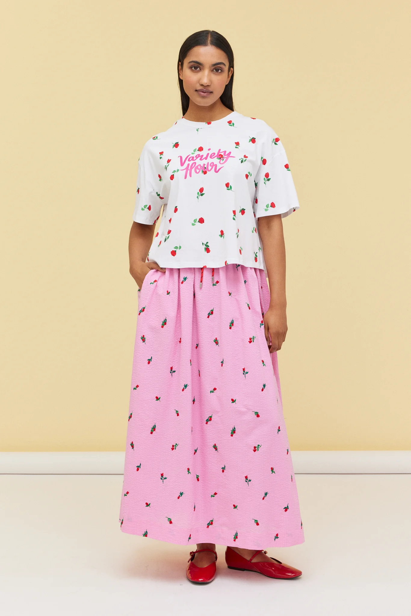 DOLCE SKIRT - ROSES - Hercitys