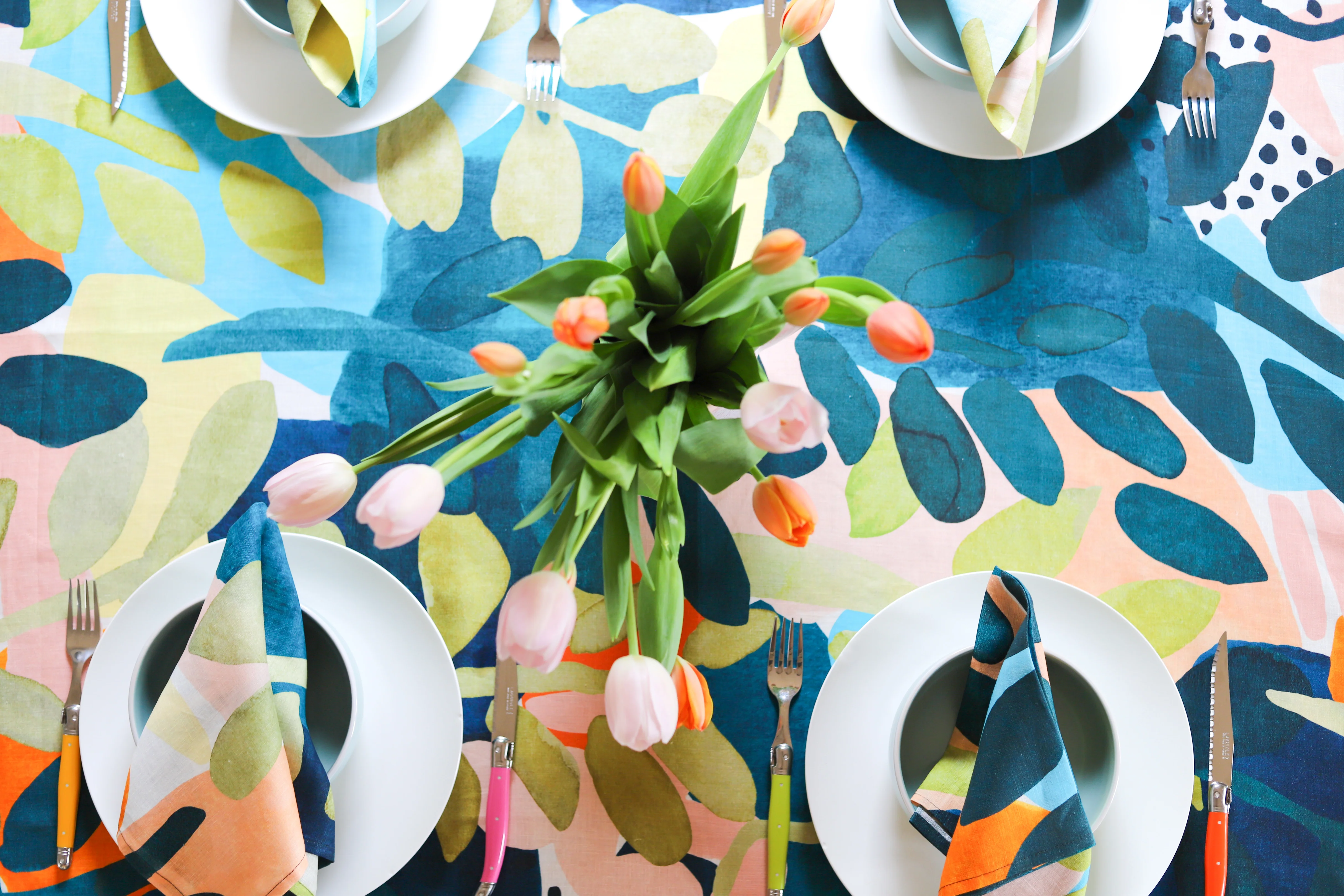 LINEN NAPKIN SET - TROPICA - Hercitys