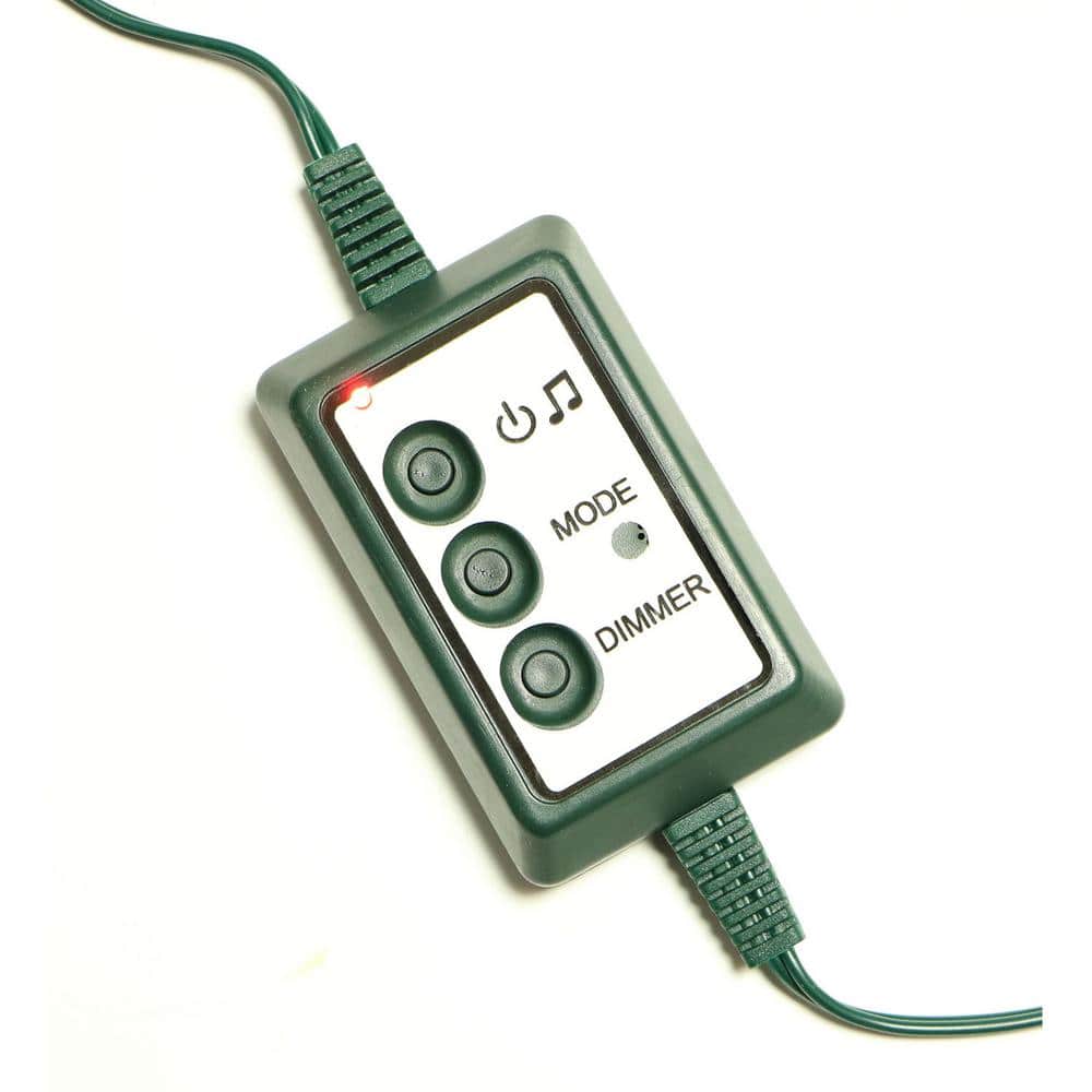 6.5-ft. Pre-Lit Canyon Pine Green Artificial Artificial Christmas Tree, Multi-Color LED Lights - Hercitys