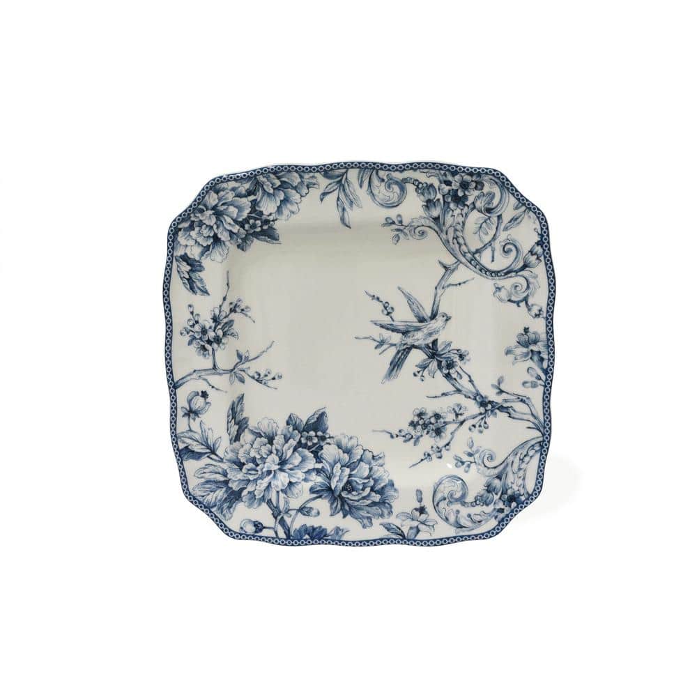 Adelaide 16-Piece Blue and White Dinnerware Set (Service for 4) - Hercitys