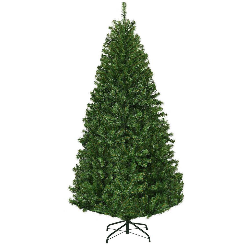6 ft. Green Prelit Artificial Premium Hinged Christmas Tree - Hercitys